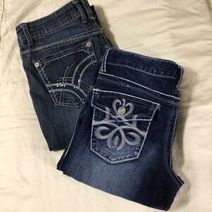 Two Jeans Maurice’s and Hydraulic Sizes 7/8